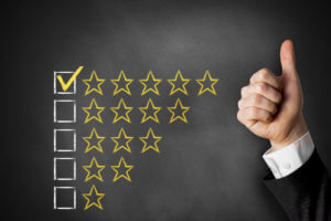 A Thumbs Up And A Five-Star Rating Representing A Top-Rated Treatment Center