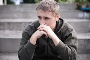 Man thinking about Narcotic rehab